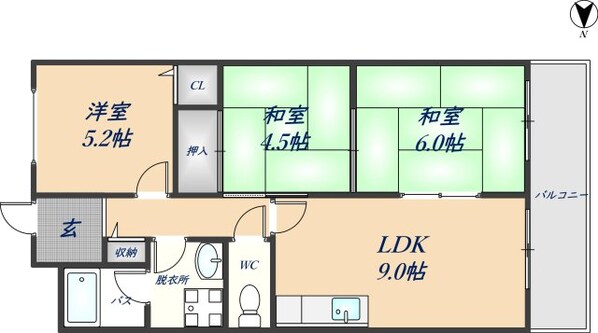 コンフォートステージⅠの物件間取画像